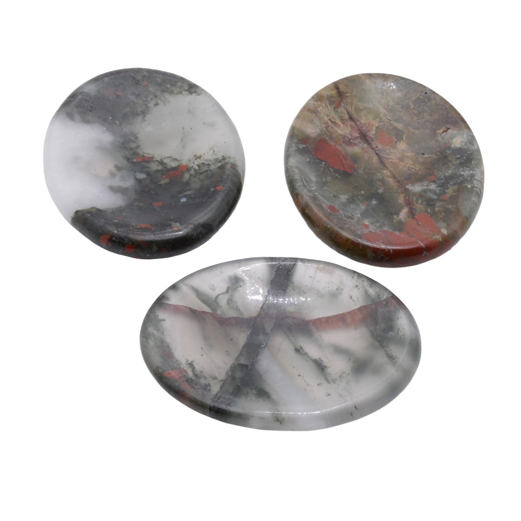African Bloodstone Worry stone