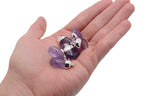 Amethyst Crystal Gemstone Tumble Pendant