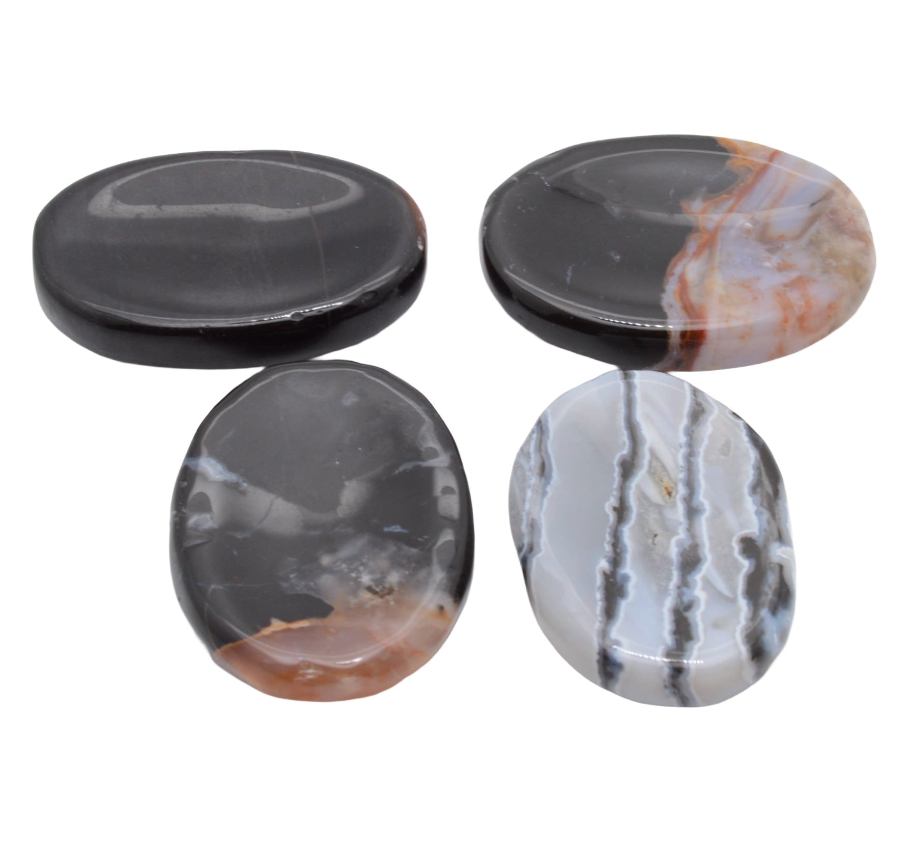 Black Sardonyx Worry stone