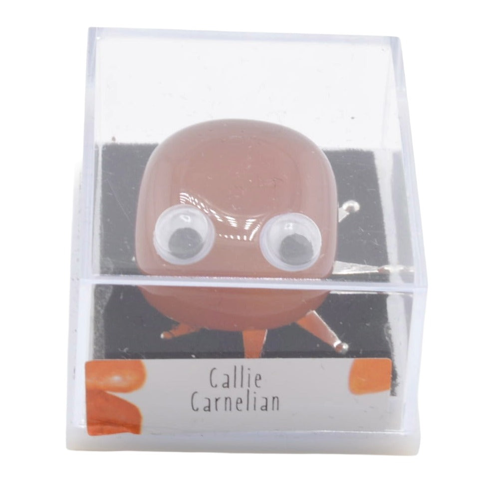 Gem Bug Tumble Stone Fun Creature in Display Case