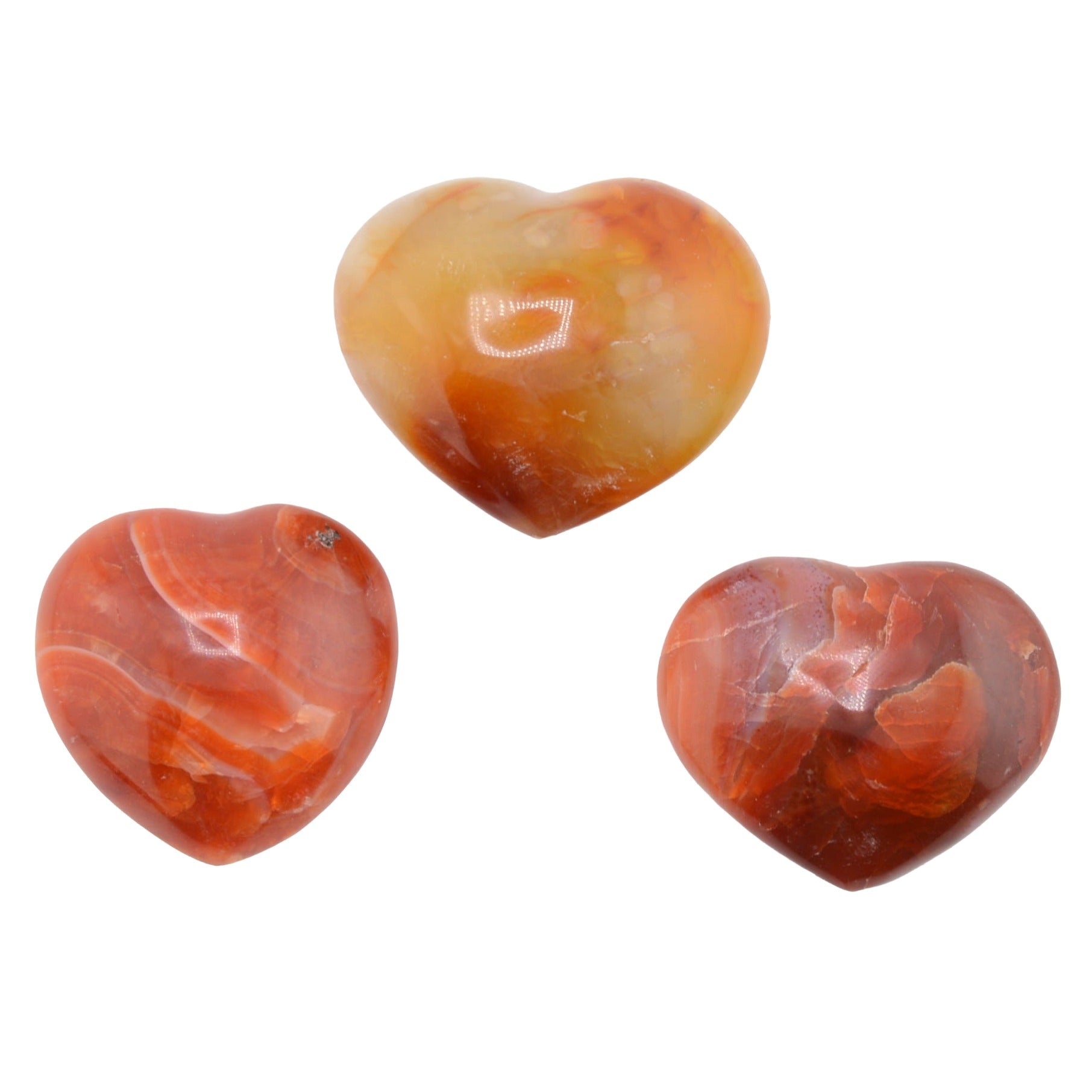 Carnelian Heart (35 to 45mm)