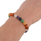 Chakra Gemstone 8mm Bead Bracelet