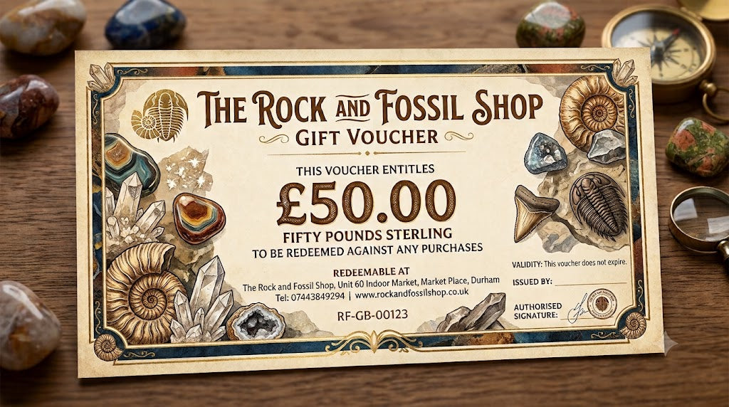 The Rock & Fossil Shop Gift Voucher