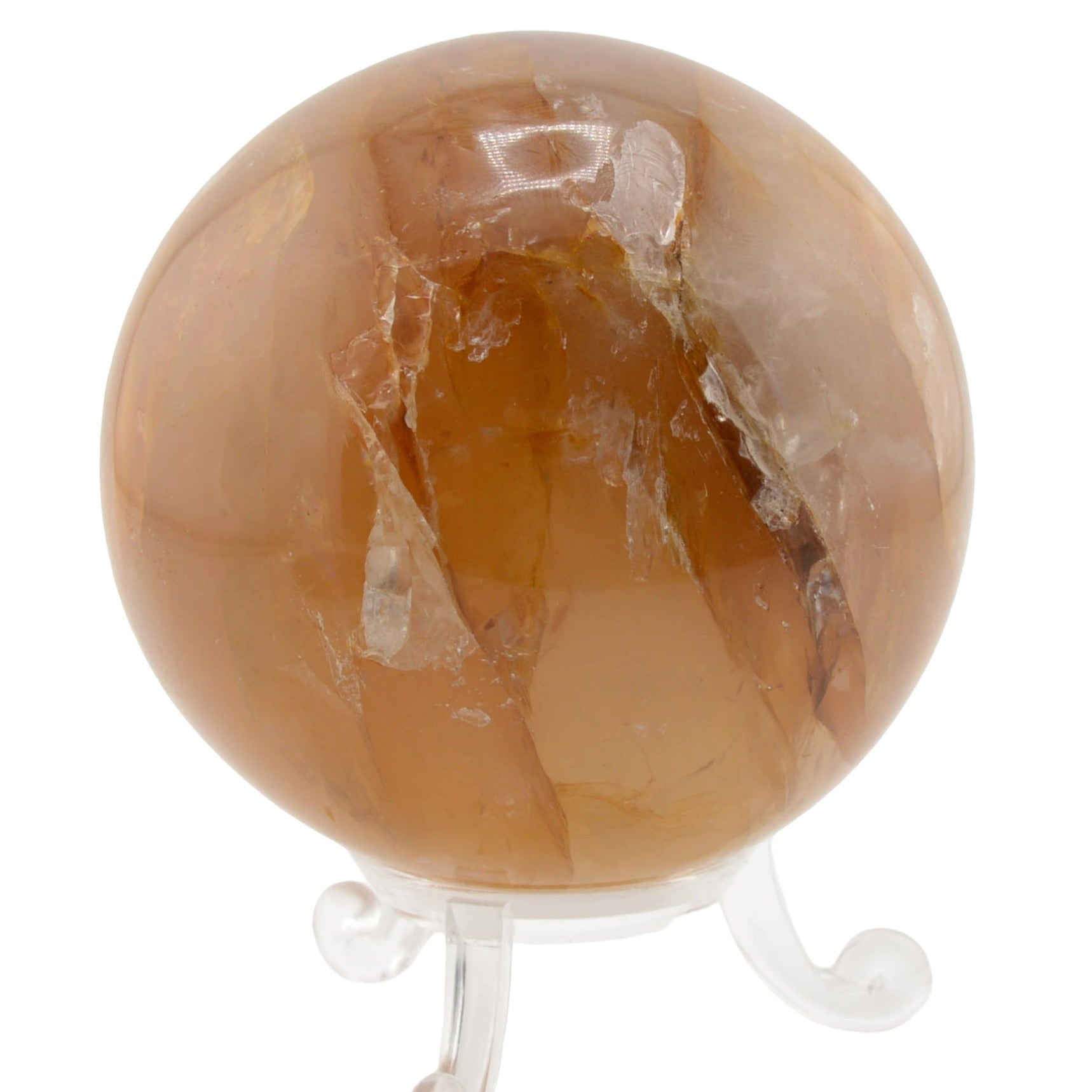 Golden Healer Quartz Sphere - 65mm