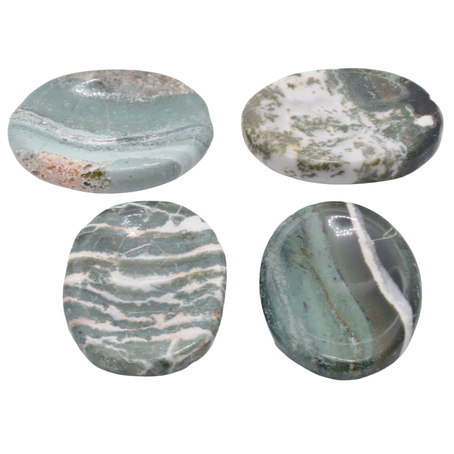 Green Sardonyx Gemstone Worry stone