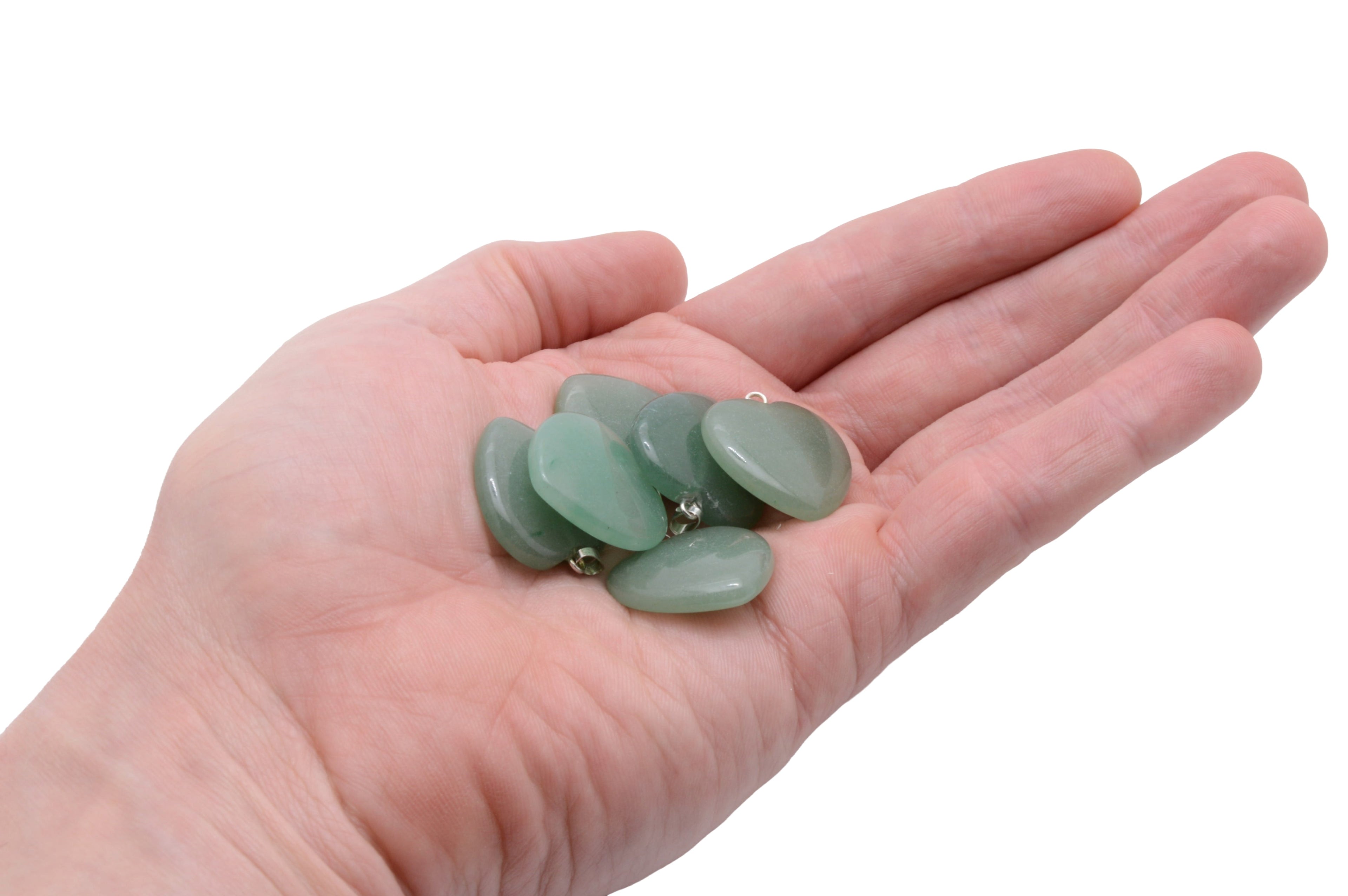 Green Aventurine Gemstone Heart Pendant