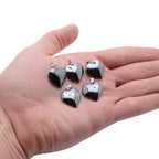 Hematite Gemstone 20mm Heart Pendant