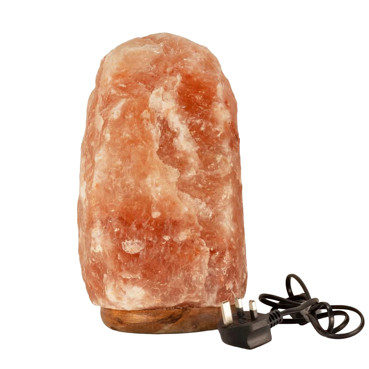 Himalayan Salt Lamp - UK Plug and bulb - Various Sizes