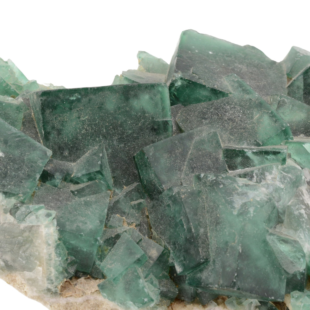 Large Raw Natural Fluorite Cluster on Matrix Specimen - 1.35Kg