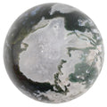 Moss Agate Crystal Sphere - 65mm