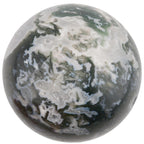 Moss Agate Crystal Sphere - 65mm