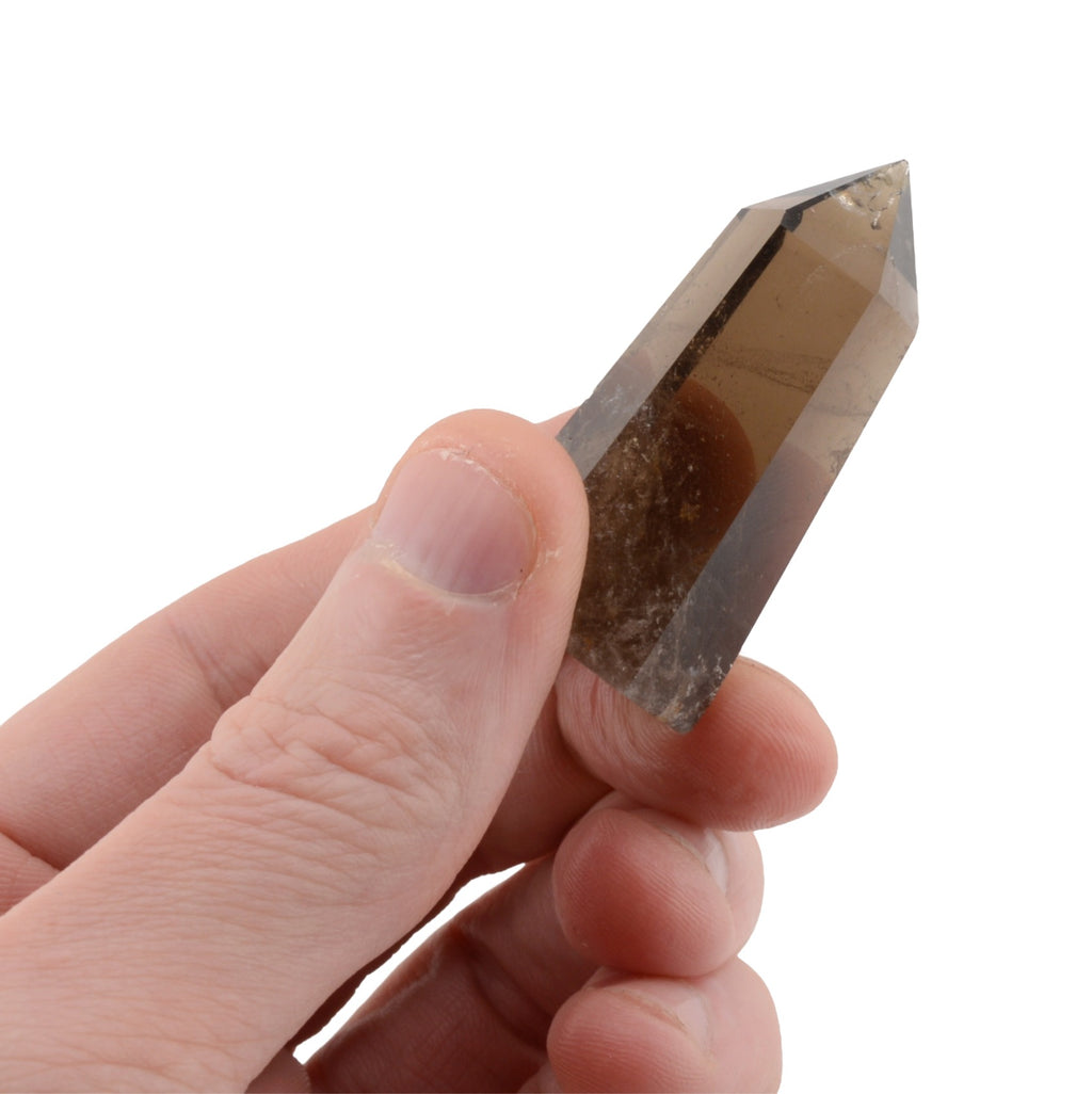Natural Smoky Quartz Crystal Tower