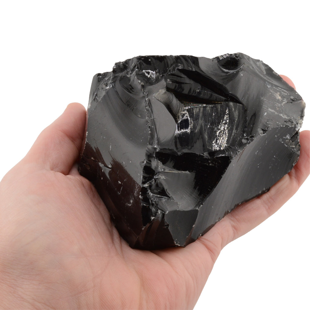 Raw Black Obsidian - 575g to 600g