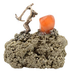Miner Figurine on Pyrite