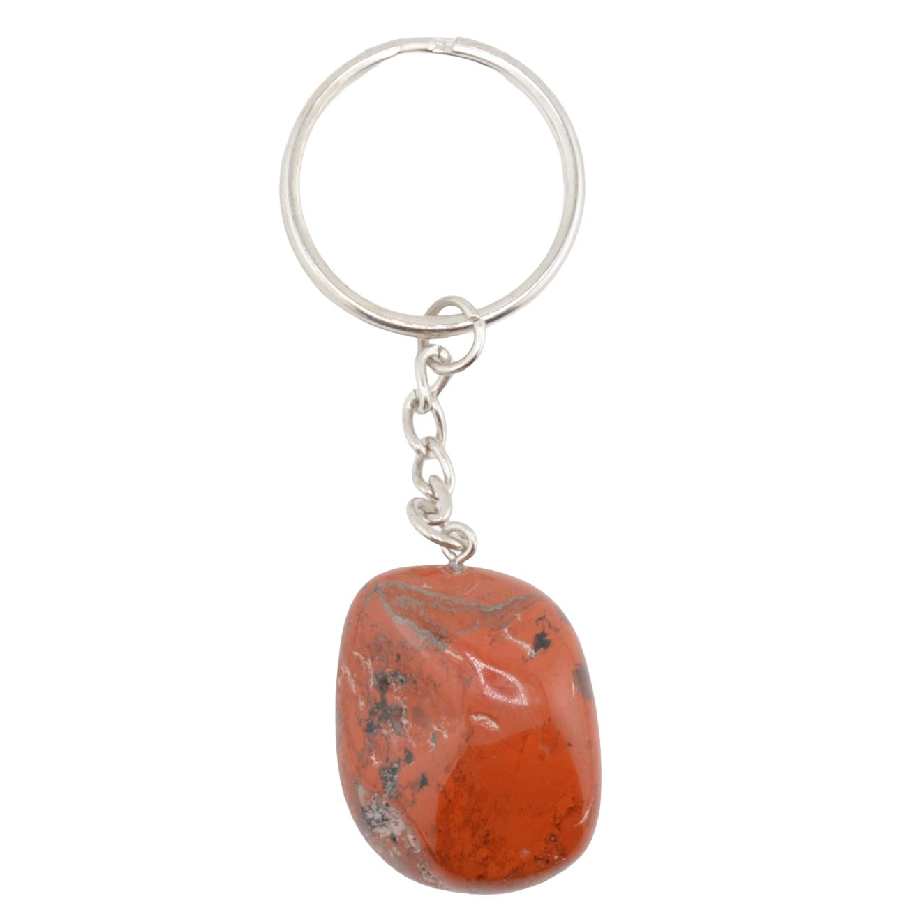 Red Jasper Crystal Keyring