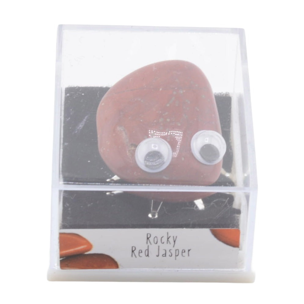 Gem Bug Tumble Stone Fun Creature in Display Case