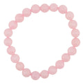 Rose Quartz Crystal Gemstone 8mm Bead Bracelet