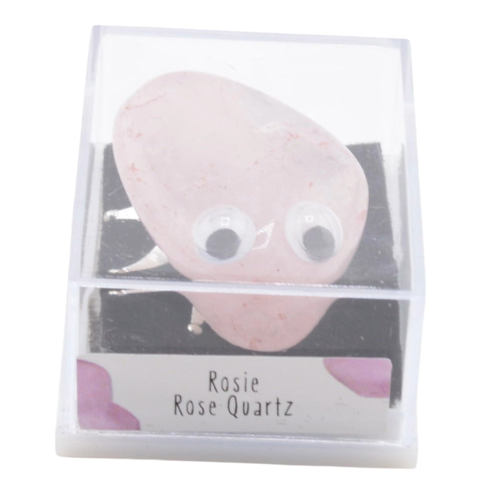 Gem Bug Tumble Stone Fun Creature in Display Case
