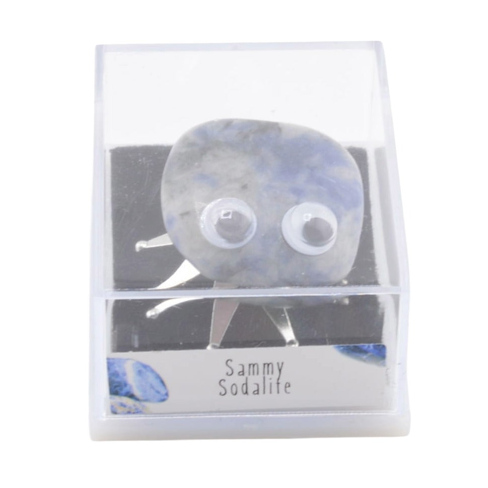 Gem Bug Tumble Stone Fun Creature in Display Case