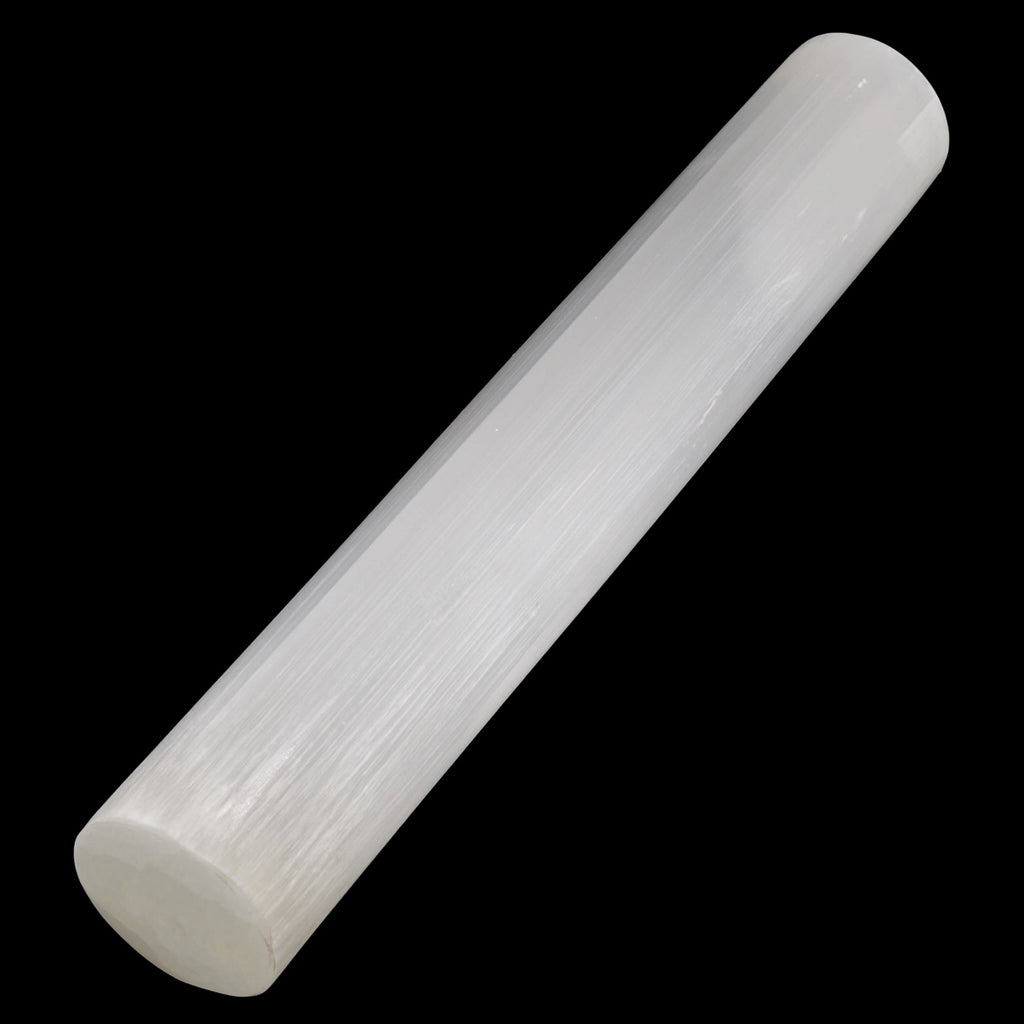 Huge Statement Selenite Cylinder - 300mm, 1.3Kg
