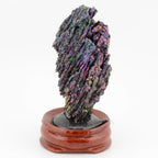 Silicon Carbide Crystal on Wooden Base