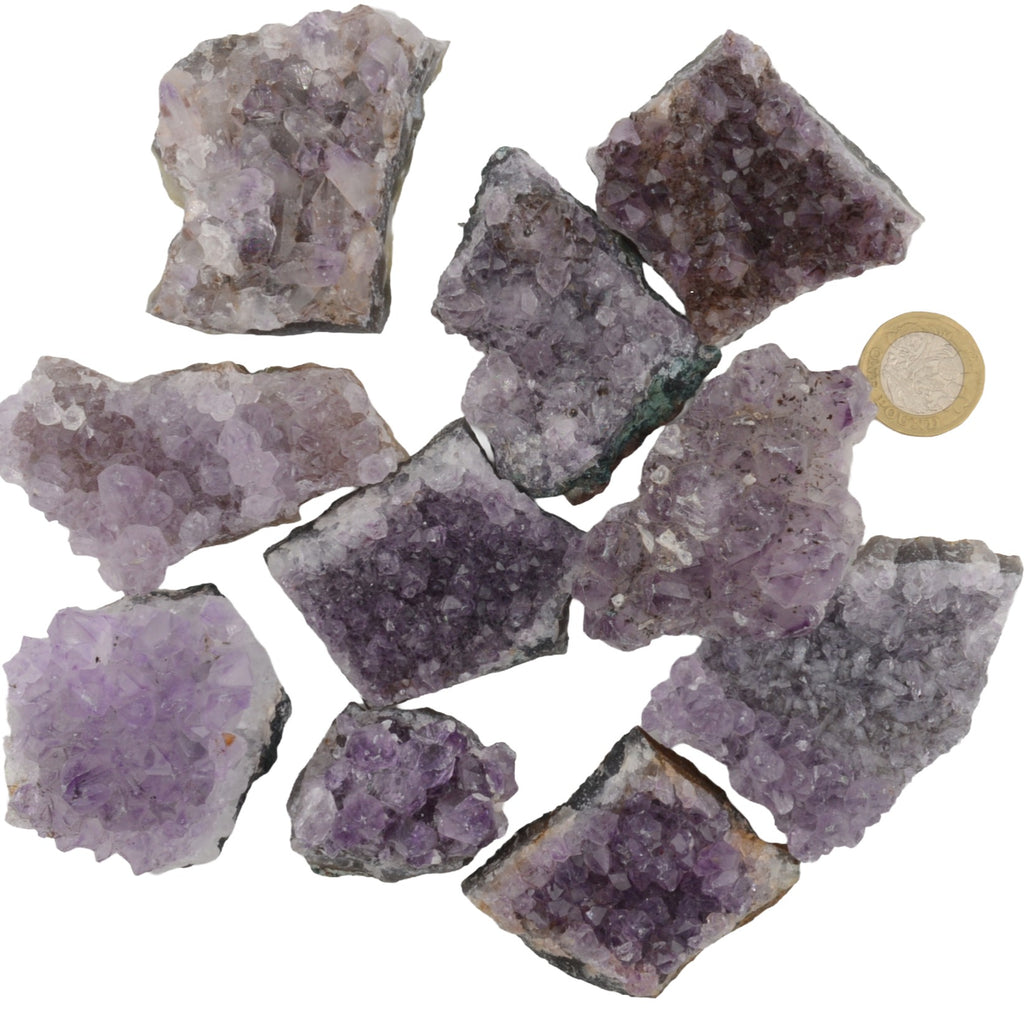 Amethyst Crystal Clusters - Medium Small