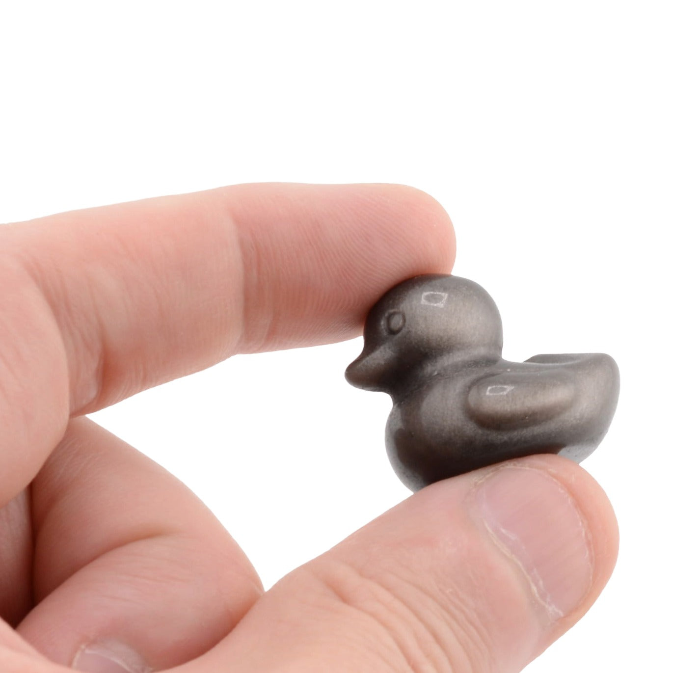 Small Gemstone Duck Carvings
