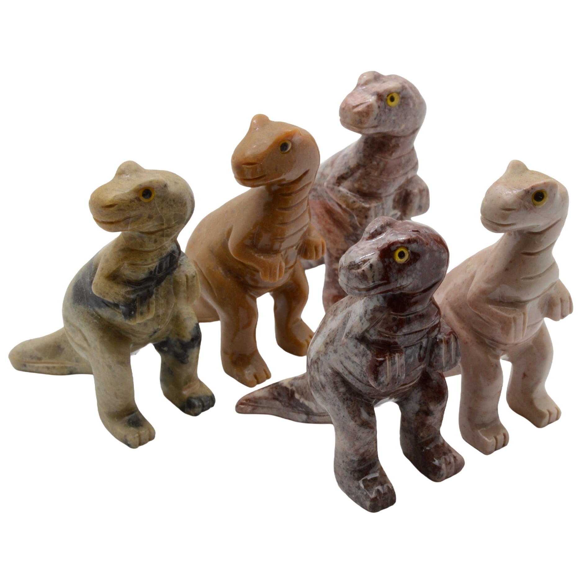 Soapstone T-Rex Dinosaur Carving