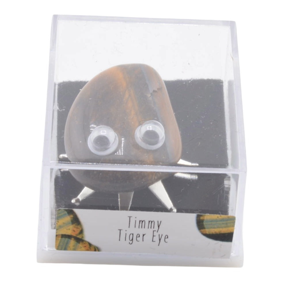 Gem Bug Tumble Stone Fun Creature in Display Case