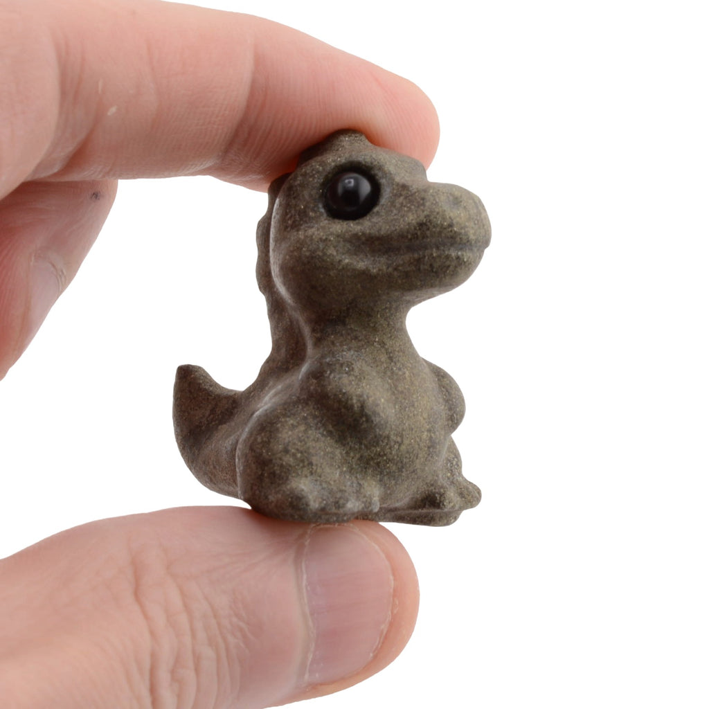 Cartoon Tyrannosaurus ( T-Rex ) Dinosaur Gemstone Carvings - 4cm
