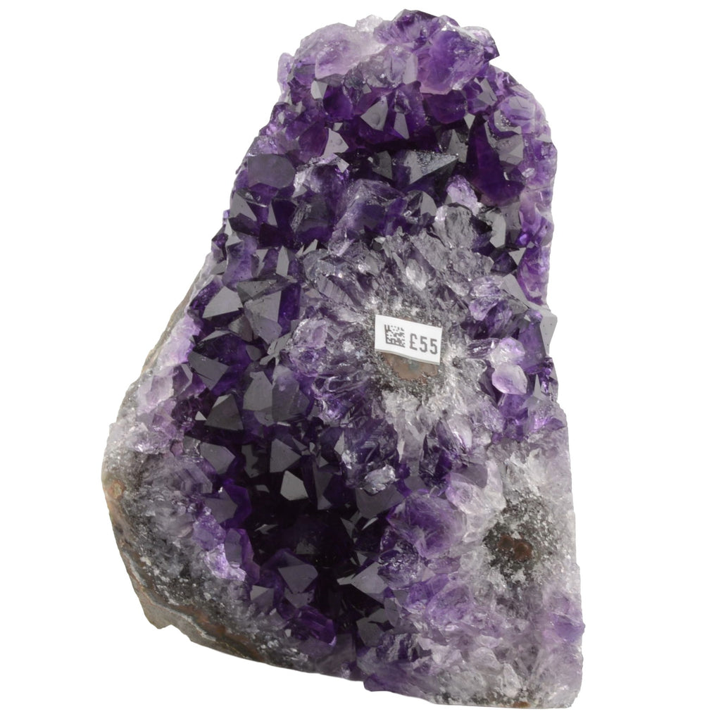 A+ Uruguayan Amethyst Crystal Cluster with Cut Base