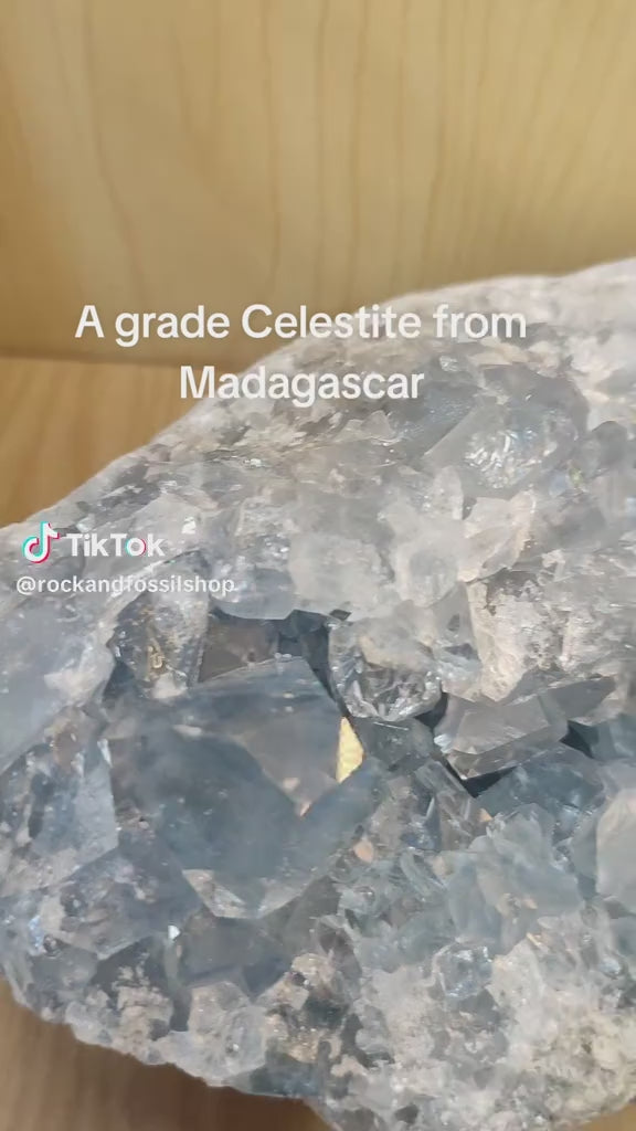 Celestite Crystal Geode Grade A+ - LARGE 2.5Kg