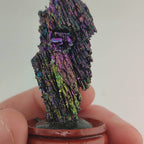 Silicon Carbide Crystal on Wooden Base