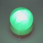 LED Colour Changing Wooden Light Base