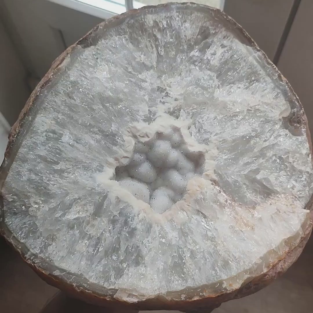 Quartz Crystal Nodule with Druzy Centre - Huge 8.85Kg