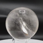 Quality Clear Quartz Sphere with Rainbow - 60mm
